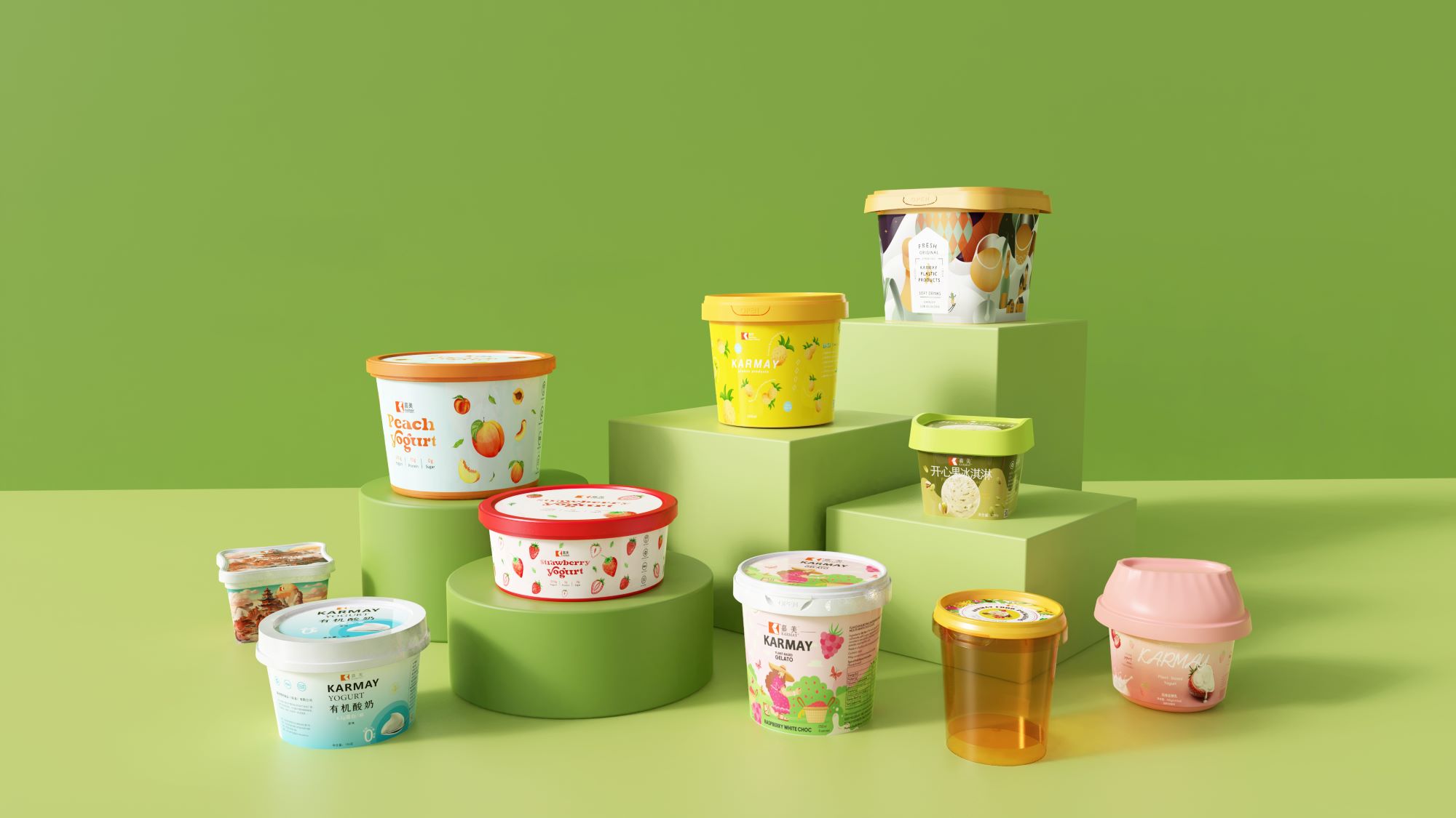 Karmay plastic Dairy packaging containers Karmay plastic Dairy packaging containers